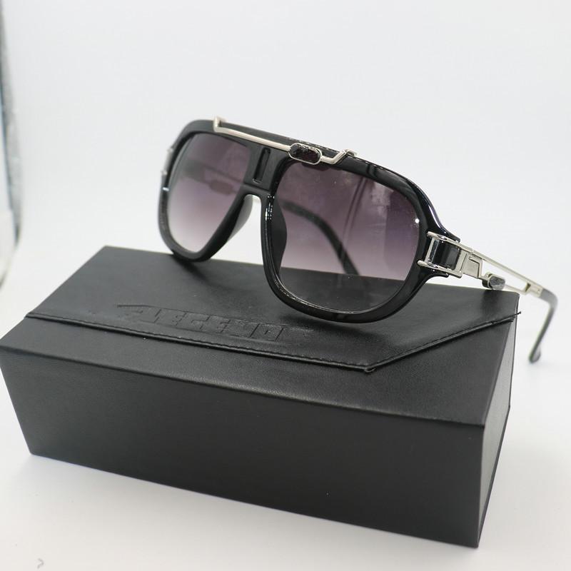 KAPELUS Black metal sunglasses 8018 silver sunglasses Square UV protection Men and women outdoor leisure sunglasse1
KAPELUS Black metal sunglasses 8018 silver sunglasses Square UV protection Men and women outdoor leisure sunglasse1