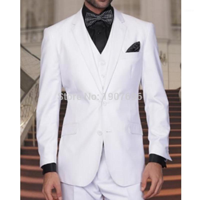 White Wedding Tuxedos for Groom Wear Prom Slim Fit Man Suits 2020 3 Piece Formal Man Fashion Suit Set Jacket Vest Pants1
White Wedding Tuxedos for Groom Wear Prom Slim Fit Man Suits 2020 3 Piece Formal Man Fashion Suit Set Jacket Vest Pants1