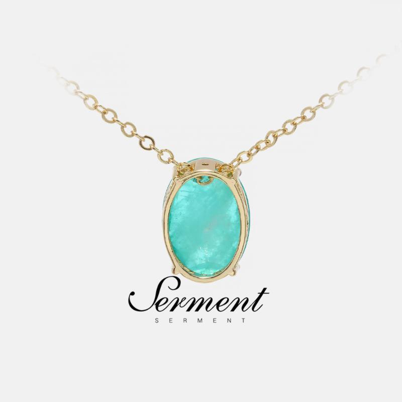 SERMENT Oval Shaped Pendant Necklace Fashion Gilded Female Jewelry Necklace Green Crystal Accessories For Wedding Valentine Gift1
SERMENT Oval Shaped Pendant Necklace Fashion Gilded Female Jewelry Necklace Green Crystal Accessories For Wedding Valentine Gift1