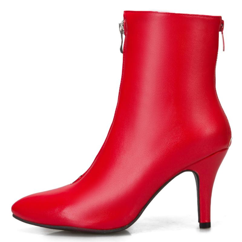 Fashion Ankle Boots For Women New 2020 Sexy Pointed Toe High Heels Women's Ankle Boots Short Yellow Red Shoes Lady Large Size 48, Black
Fashion Ankle Boots For Women New 2020 Sexy Pointed Toe High Heels Women's Ankle Boots Short Yellow Red Shoes Lady Large Size 48, Black