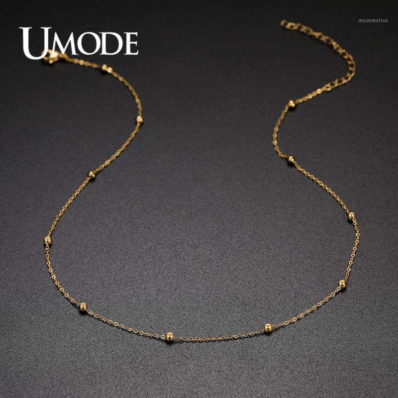 UMODE Korean Girls Gold Stainless Steel Necklace for Women 3mm Ball Chain Necklace Choker Fahsion Party Jewelry Gift UN03911
UMODE Korean Girls Gold Stainless Steel Necklace for Women 3mm Ball Chain Necklace Choker Fahsion Party Jewelry Gift UN03911
