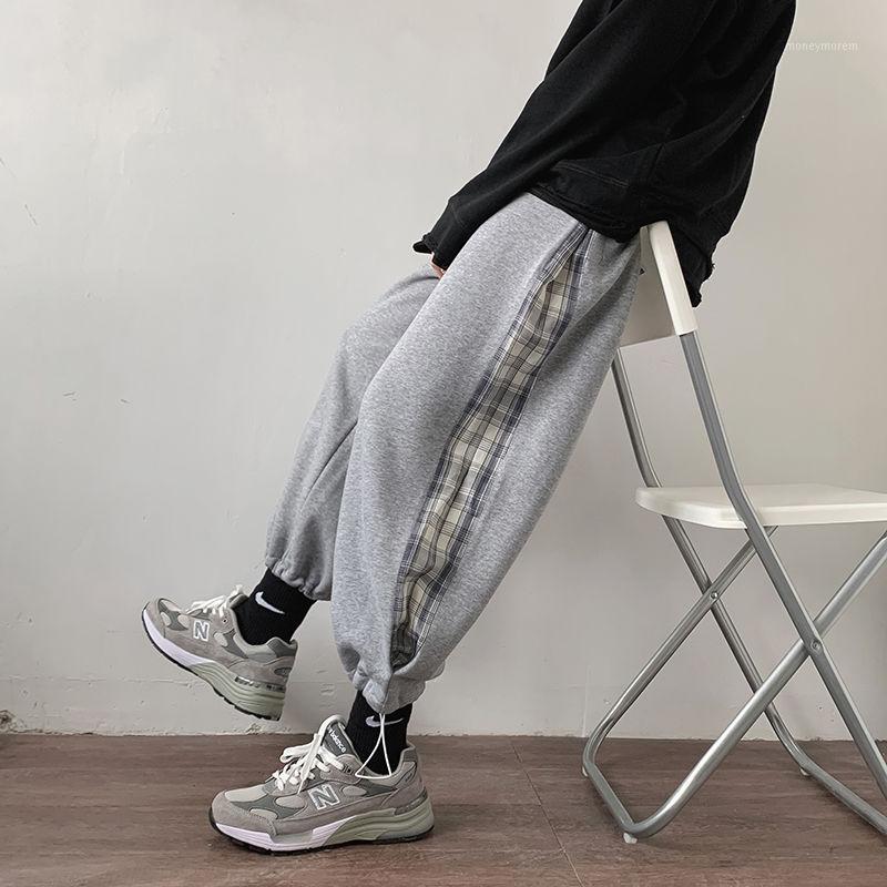 2020 Autumn And Winter New Youth Popular Loose Stitching Thickened Drawstring Sweatpants Fashion Casual Tie Pants Black/grey1, Regular grey
2020 Autumn And Winter New Youth Popular Loose Stitching Thickened Drawstring Sweatpants Fashion Casual Tie Pants Black/grey1, Regular grey