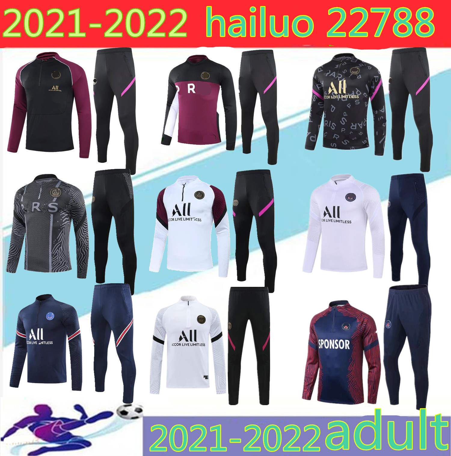 2021 pari training suit Survetement 20/21 pari chandal futbol MBAPPE football jacket soccer TRACKSUIT, Customize
2021 pari training suit Survetement 20/21 pari chandal futbol MBAPPE football jacket soccer TRACKSUIT, Customize