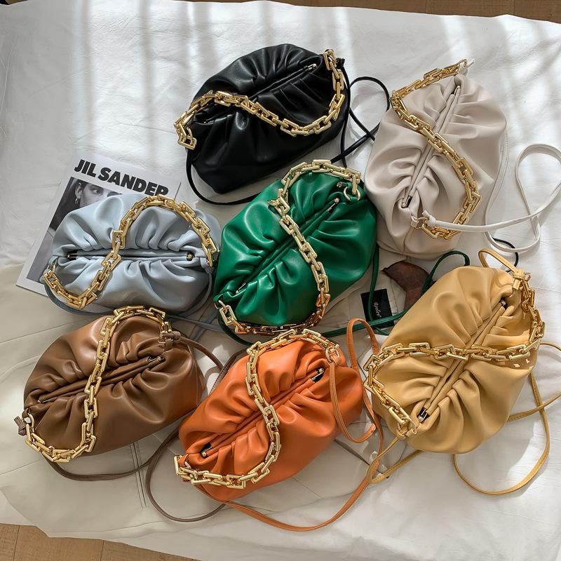 PU Leather Cloud Chain Bag For Women 2020 winter Armpit bag Lady Shoulder Handbags Female Travel HandBag Free Shipping, Black
PU Leather Cloud Chain Bag For Women 2020 winter Armpit bag Lady Shoulder Handbags Female Travel HandBag Free Shipping, Black