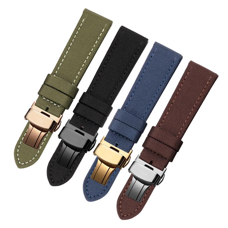 Watch Bands Waterproof Nylon Band 18 19 20 21 22 23 24mm Black Brown Blue Green Strap For Male And Female Sport Accessories
Watch Bands Waterproof Nylon Band 18 19 20 21 22 23 24mm Black Brown Blue Green Strap For Male And Female Sport Accessories