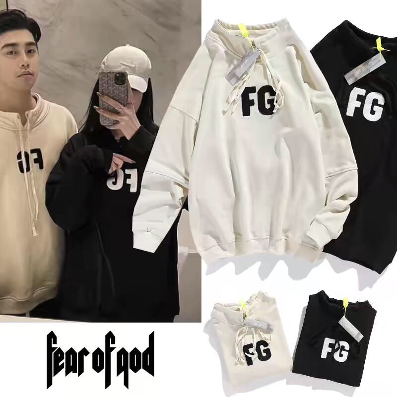 GOD sixth season main line FG high street round neck pullover stand collar long sleeve sweater hoodies, Black
GOD sixth season main line FG high street round neck pullover stand collar long sleeve sweater hoodies, Black