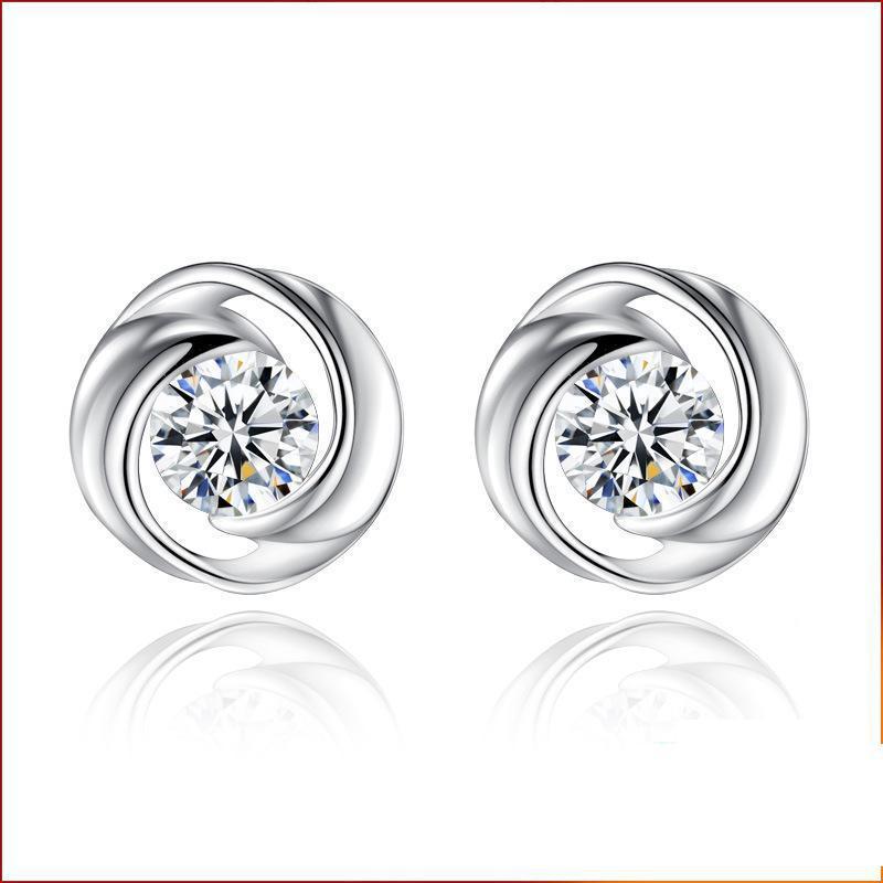 Authentic 925 Sterling Silver Earrings Zircon Rotating Flower Stud Earrings For Women Rose Earing Jewelry Crystal Earings Gift
Authentic 925 Sterling Silver Earrings Zircon Rotating Flower Stud Earrings For Women Rose Earing Jewelry Crystal Earings Gift