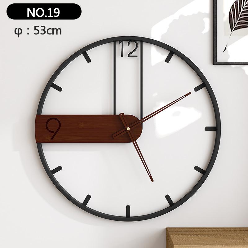 43/53cm Large Round Metal Wall Clock Wrought Hollow Iron Mute Wall Watch Modern Minimalism Clock For Home Living Room Decor
43/53cm Large Round Metal Wall Clock Wrought Hollow Iron Mute Wall Watch Modern Minimalism Clock For Home Living Room Decor