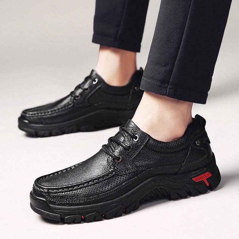 Autumn Winter shoes men Casual genuine Leather Boots Mens fashion Leather Shoes Male Work office Shoes Fashion Sneakers men #YI7x
Autumn Winter shoes men Casual genuine Leather Boots Mens fashion Leather Shoes Male Work office Shoes Fashion Sneakers men #YI7x