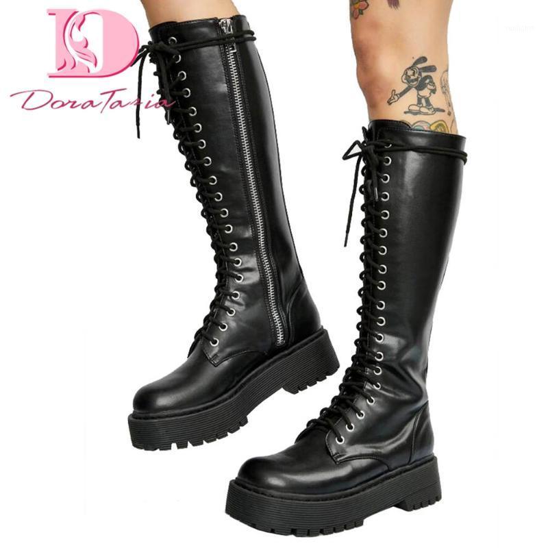 DoraTasia Brand New Female Chunky Heels Mid Calf Boots Fashion Zip Cross Tied Platform Boots Women 2020 Party Office Shoes Woman1, Multicolor
DoraTasia Brand New Female Chunky Heels Mid Calf Boots Fashion Zip Cross Tied Platform Boots Women 2020 Party Office Shoes Woman1, Multicolor