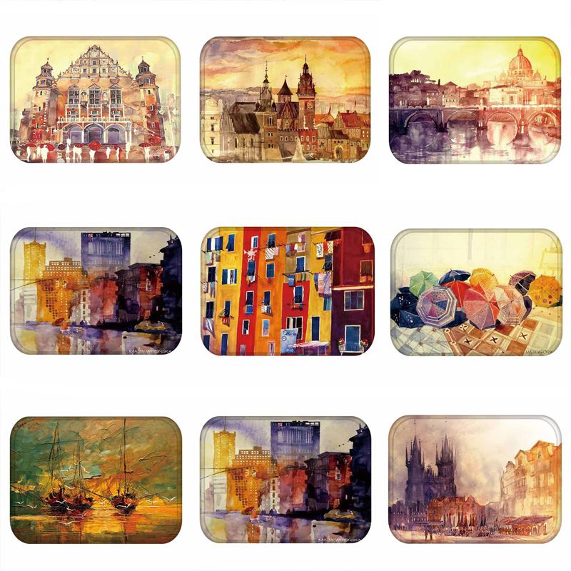 Oil Painting Doormat Entrance Building Sailboat Floor Mats Indoor Outdoor Antislip Floor Mats
Oil Painting Doormat Entrance Building Sailboat Floor Mats Indoor Outdoor Antislip Floor Mats