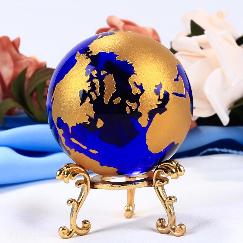 60mm Blue Colored Earth Crystal Model Ball Glass Globe With a Base Crafts Paperweight For House Ornaments Gifts Home Decor
60mm Blue Colored Earth Crystal Model Ball Glass Globe With a Base Crafts Paperweight For House Ornaments Gifts Home Decor