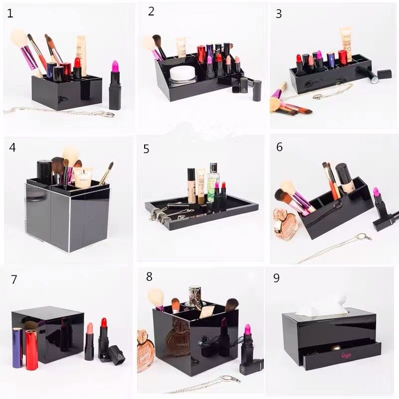 Classic Acrylic Makeup Box Cosmetic Holder Desktop Mirror Makeup Tools Lipstick Jewelry Storage Tray Tissue Box For Wedding Box
Classic Acrylic Makeup Box Cosmetic Holder Desktop Mirror Makeup Tools Lipstick Jewelry Storage Tray Tissue Box For Wedding Box