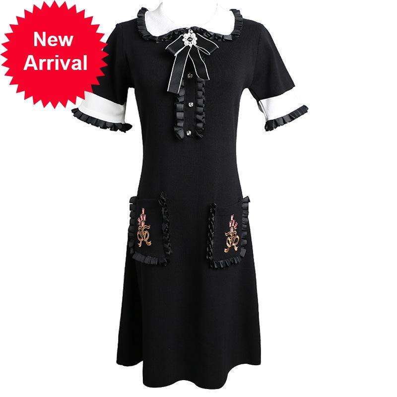 2021 New Younger of High Quality Female Autumn Contrast Arch Lapel Flower Embroidered Long Crocheted Dress Mfjv, Blue
2021 New Younger of High Quality Female Autumn Contrast Arch Lapel Flower Embroidered Long Crocheted Dress Mfjv, Blue