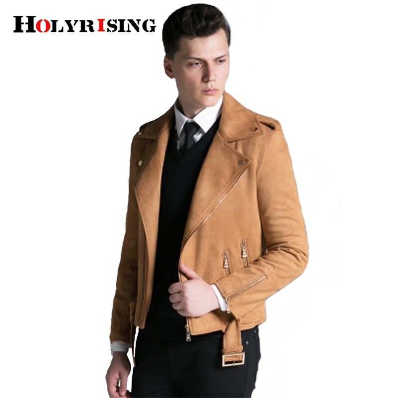 Winter Jacket Men Turn Collar Bomber Jacket Male Motorcycle Coat Slim fake suede Coat Men clothing #Holyrising #18113 201105, Camel
Winter Jacket Men Turn Collar Bomber Jacket Male Motorcycle Coat Slim fake suede Coat Men clothing #Holyrising #18113 201105, Camel