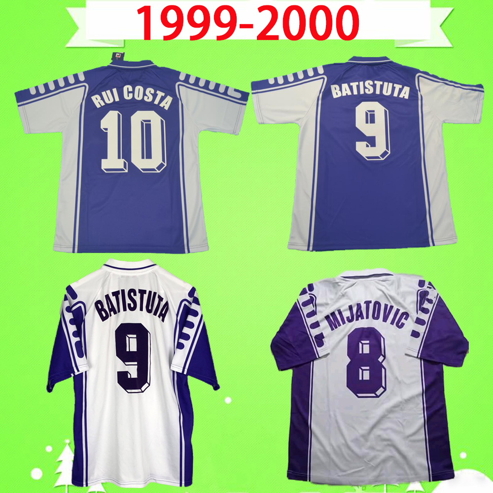 1999 2000 RETRO Fiorentina soccer jerseys 99 00 classic Maillot vintage Maglia da calcio home away football shirts BATISTUTA RUI COSTA BALBO
1999 2000 RETRO Fiorentina soccer jerseys 99 00 classic Maillot vintage Maglia da calcio home away football shirts BATISTUTA RUI COSTA BALBO