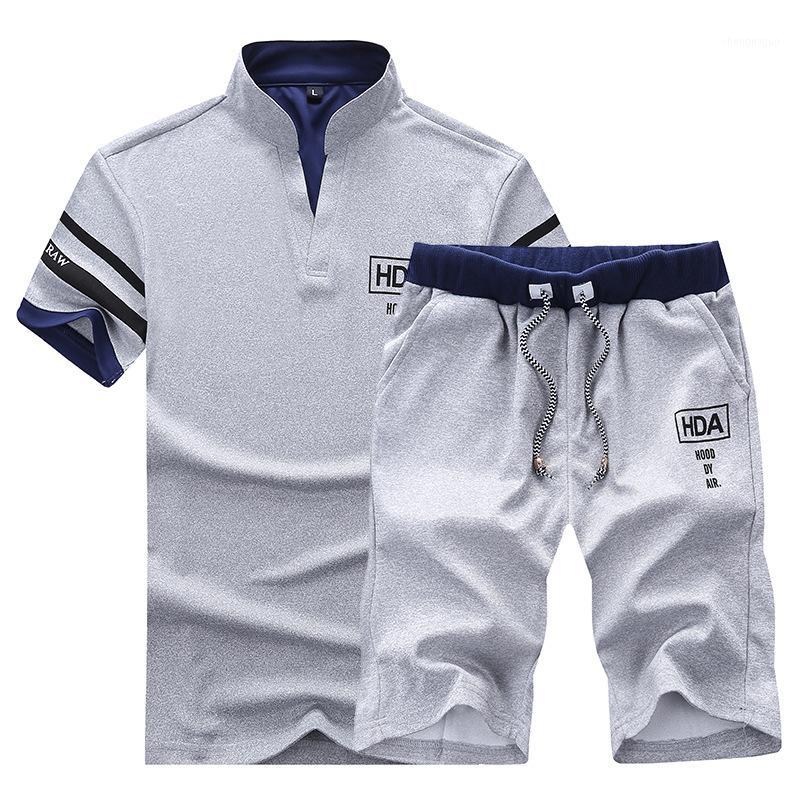 Men' Tracksuits Men Sweat Suits Brand Clothing Casual Suit Summer Sets Stand Collars Streetwar Tops Tees+Shorts Fashion Mens Set1, K08 blue
Men' Tracksuits Men Sweat Suits Brand Clothing Casual Suit Summer Sets Stand Collars Streetwar Tops Tees+Shorts Fashion Mens Set1, K08 blue