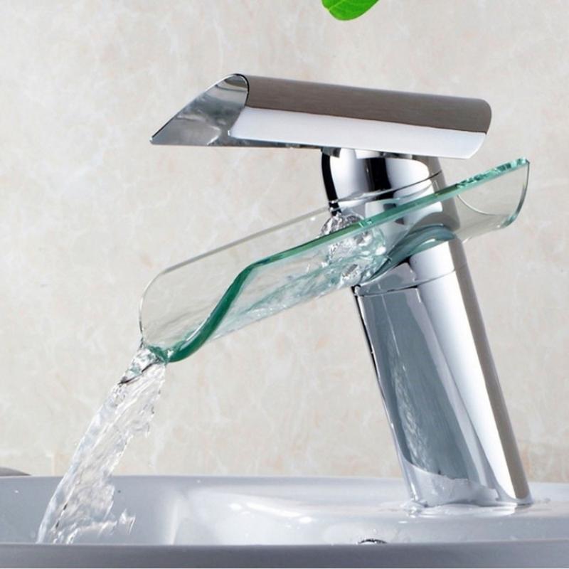 Bathroom Faucet Advanced Modern Glass Waterfall Contemporary Chrome Brass Bathroom Basin Sink Mixer Waterfall Tap V3559
Bathroom Faucet Advanced Modern Glass Waterfall Contemporary Chrome Brass Bathroom Basin Sink Mixer Waterfall Tap V3559