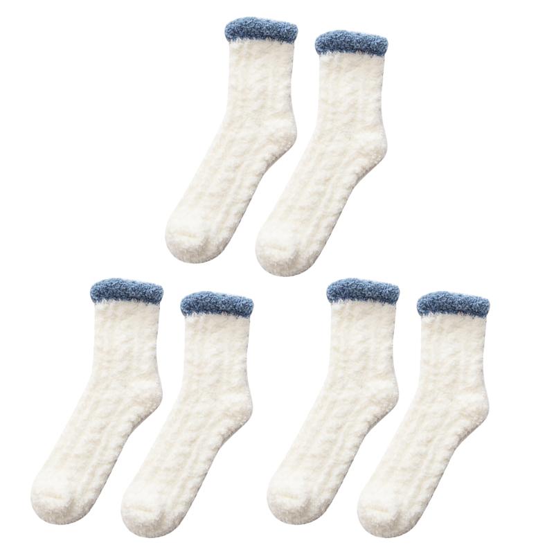 3 Pairs Winter Warm Elastic Daily Cute Plush Casual Floor Soft Sleeping Women Socks Indoor Home Fluffy Fuzzy, White
3 Pairs Winter Warm Elastic Daily Cute Plush Casual Floor Soft Sleeping Women Socks Indoor Home Fluffy Fuzzy, White