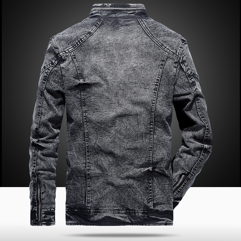 BOLUBAO Men High Quality Denim Jackets Coat Autumn Male Solid Color zipper Jacket Overcoat Men's Casual Fashion Jackets 201218
