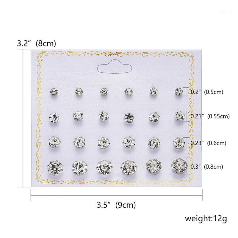Stud Ear Set Cubic Zirconia Earrings For Women 12 Pair Multiple Size Sparkling Luxury Femme Jewelry Girlfriend Gift1
Stud Ear Set Cubic Zirconia Earrings For Women 12 Pair Multiple Size Sparkling Luxury Femme Jewelry Girlfriend Gift1
