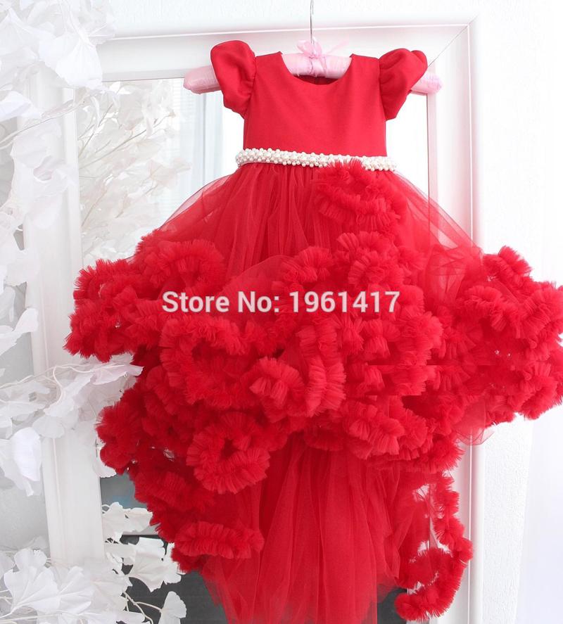 New Red Flower Girl Dresses for Wedding Ball Gown Cloud Beaded Waist Kids Pageant Gowns for Special Occasion Custom Made
New Red Flower Girl Dresses for Wedding Ball Gown Cloud Beaded Waist Kids Pageant Gowns for Special Occasion Custom Made