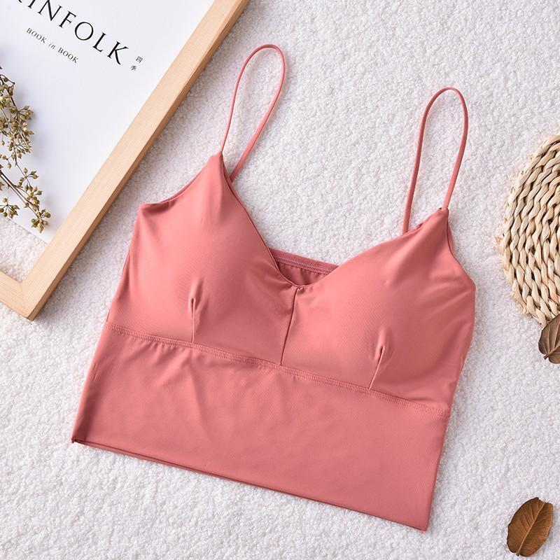 Sexy Chest Bra Underwear Long Ice Silk Beauty Back With A Small Camisole Female Outer Wear Sleeveless Top2020 New1
Sexy Chest Bra Underwear Long Ice Silk Beauty Back With A Small Camisole Female Outer Wear Sleeveless Top2020 New1