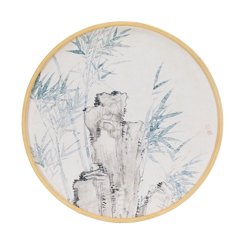 2026 40X40cm Round Wooden Picture Frames DIY Hanging Photo Mounted Poster Frame Framed Wall Art Home Decoration Gifts 201211 H260306