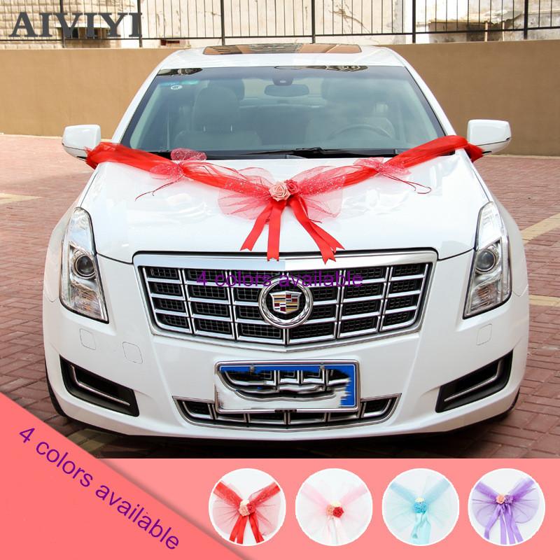 4-color optional wedding car bow 360cm crepe Tulle Bowknot Foam rose (purple,blue,red,pink) wedding car decoration set
4-color optional wedding car bow 360cm crepe Tulle Bowknot Foam rose (purple,blue,red,pink) wedding car decoration set