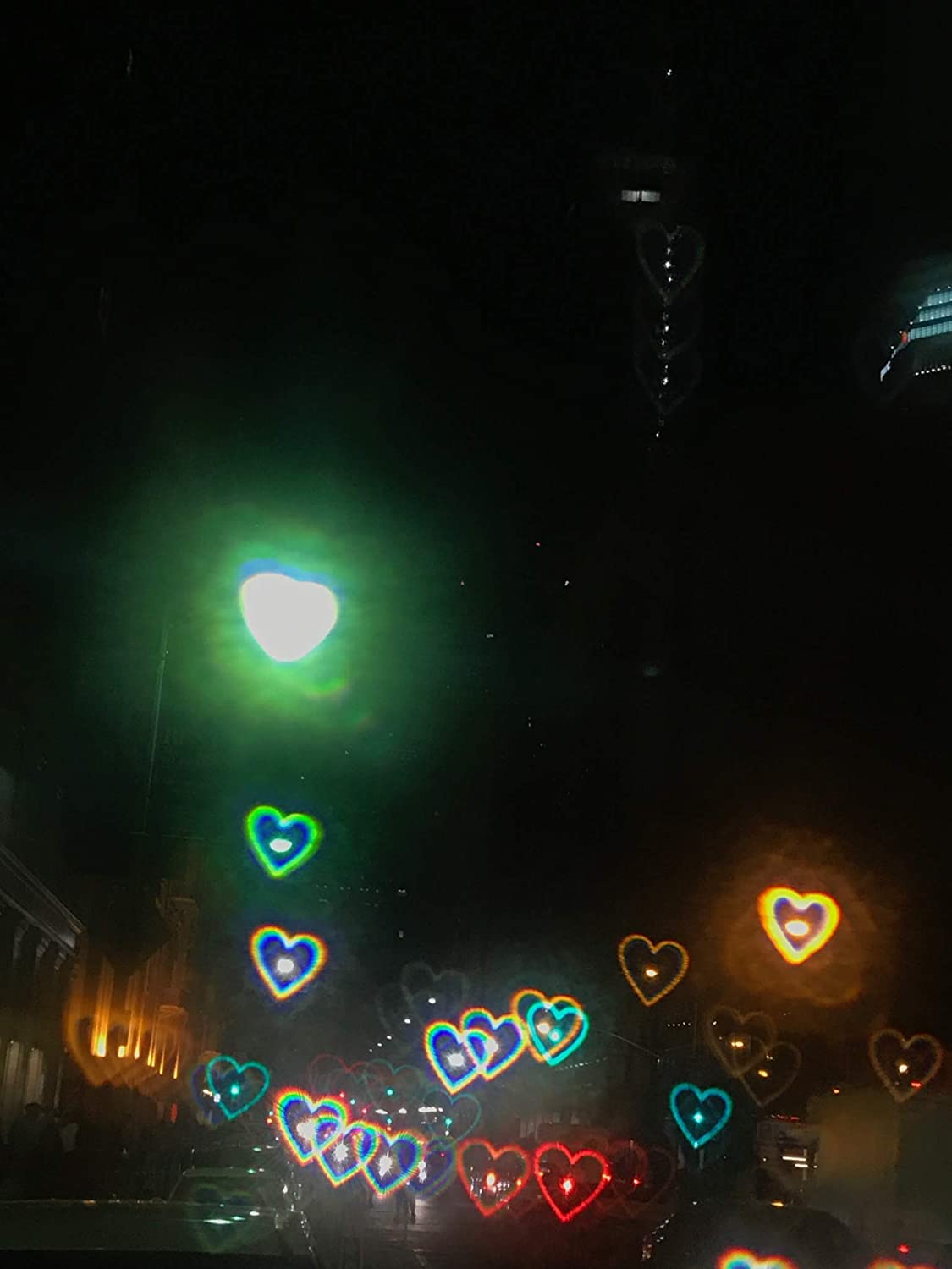 Heartshaped Lights Become Love Special Effects Diffraction Glasses for Raves Music Festivals Fireworks Holiday Lights Gift