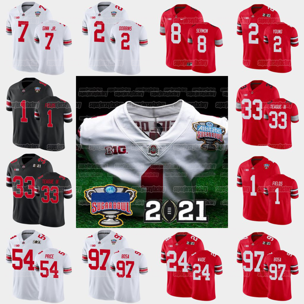 OHIO STATE BUCKEYES 2021 National Championship JUSTIN FIELDS JOEY BOSA MASTER TEAGUE III CHRIS OLAVE GINN JR. NCAA College Football Jersey, White youth s-xl
OHIO STATE BUCKEYES 2021 National Championship JUSTIN FIELDS JOEY BOSA MASTER TEAGUE III CHRIS OLAVE GINN JR. NCAA College Football Jersey, White youth s-xl