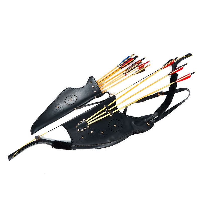 Archery Cow Leather Arrow Quiver Hip + Recurve Bow Case Bag Backpack for Traditional Longbow Black Adjustable Straps
Archery Cow Leather Arrow Quiver Hip + Recurve Bow Case Bag Backpack for Traditional Longbow Black Adjustable Straps