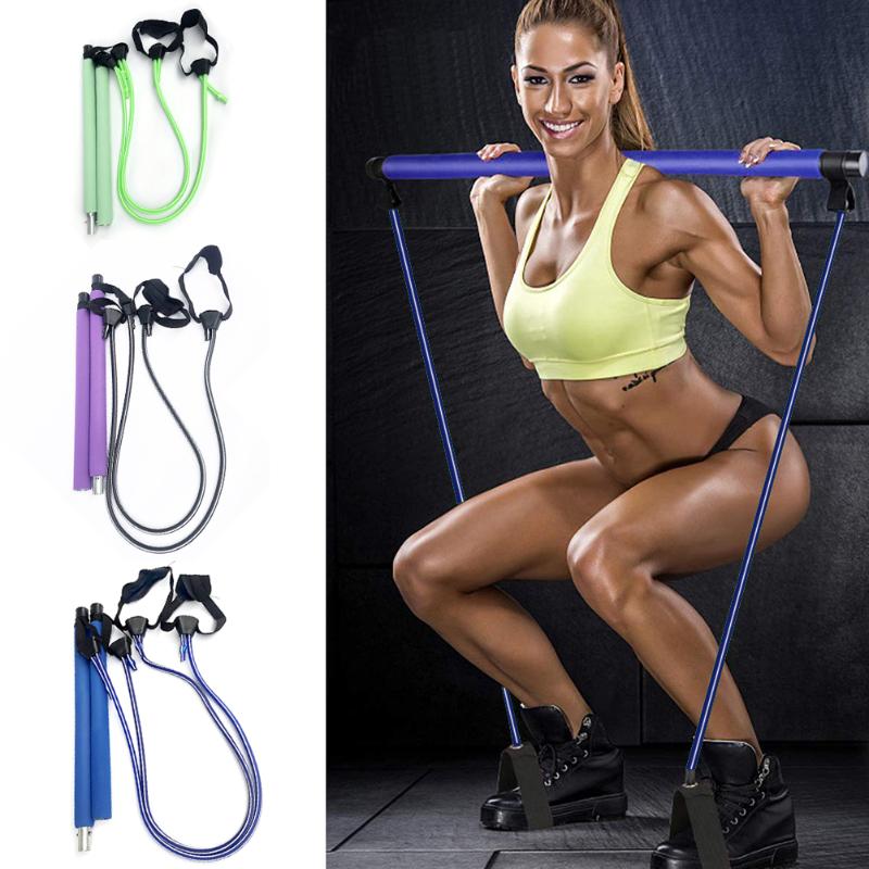 Fitness Workout Pilates Stick Bar with Resistance Band Gym Yoga Squat Training for Effective Working-out Accessories
Fitness Workout Pilates Stick Bar with Resistance Band Gym Yoga Squat Training for Effective Working-out Accessories