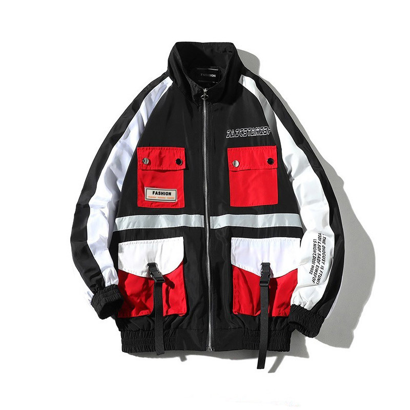 with Pocket multiples tool casual men three reflexive loose hip hop street overshoot jacket jackets B627, Purple.
with Pocket multiples tool casual men three reflexive loose hip hop street overshoot jacket jackets B627, Purple.