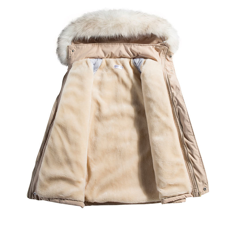 Winter Jacket Women Parkas Big Fur Hooded Thick Female Jacket Warm Winter Coat Women Outwear 201217