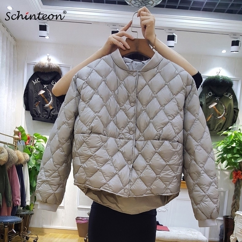 Schinteon Baseball Down Jacket Women Short White Duck Down Outwear Loose Casual Coat Ultra Light Down Jackets Over Size 201120, Black
Schinteon Baseball Down Jacket Women Short White Duck Down Outwear Loose Casual Coat Ultra Light Down Jackets Over Size 201120, Black