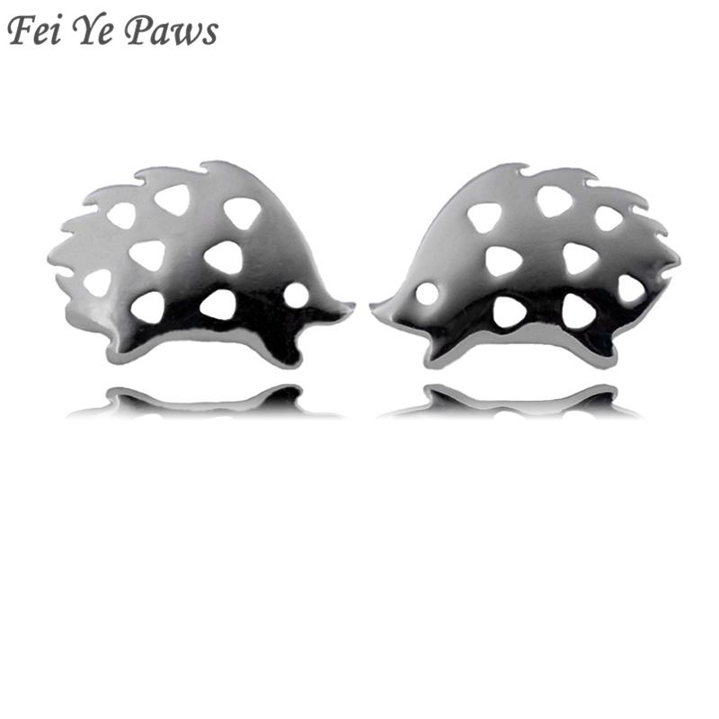 Fei Ye Paws Silver Plated Playful Hedgehog Stud Earrings Punk Pendientes Statement Animal Earrings For Women Gift Box Packed
Fei Ye Paws Silver Plated Playful Hedgehog Stud Earrings Punk Pendientes Statement Animal Earrings For Women Gift Box Packed