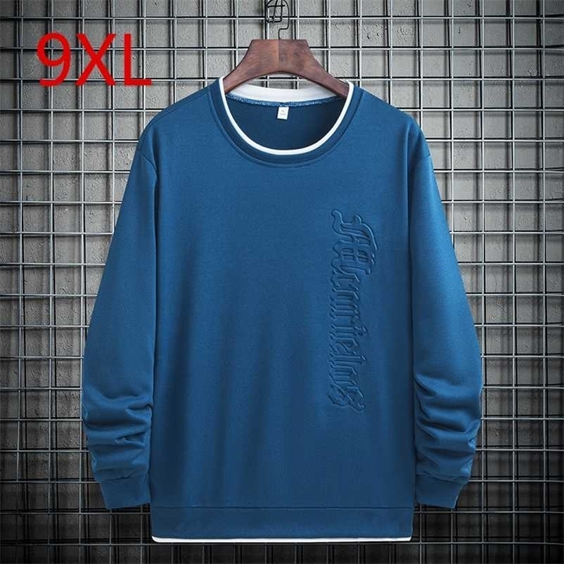 Plus Size 9XL 8XL 7XL 6XL XXXXXL Oversize Men's Sweatshirt Color Block Round Neck Trend Youth Loose Pullover Top Sweatshirt Men 220106, Gery
Plus Size 9XL 8XL 7XL 6XL XXXXXL Oversize Men's Sweatshirt Color Block Round Neck Trend Youth Loose Pullover Top Sweatshirt Men 220106, Gery