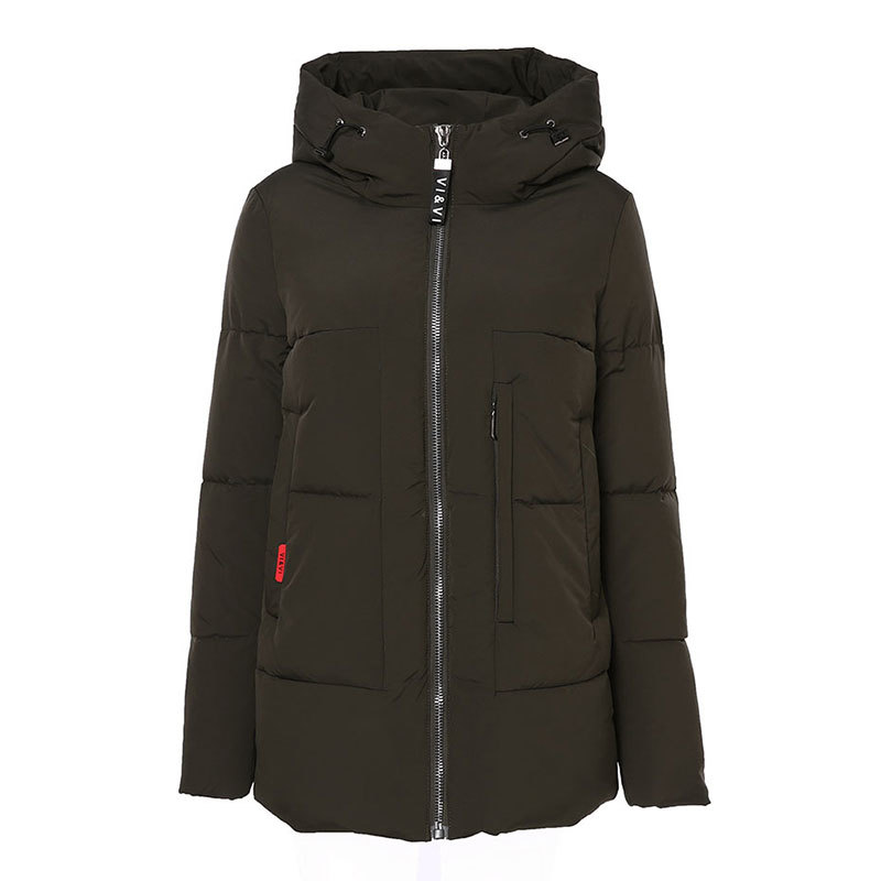 AORRYVLA New Women's Winter Jacket 5 Colors Solid Cotton Padded Parka Hooded Short Length Thick Warm Fashion Female Jacket 201217