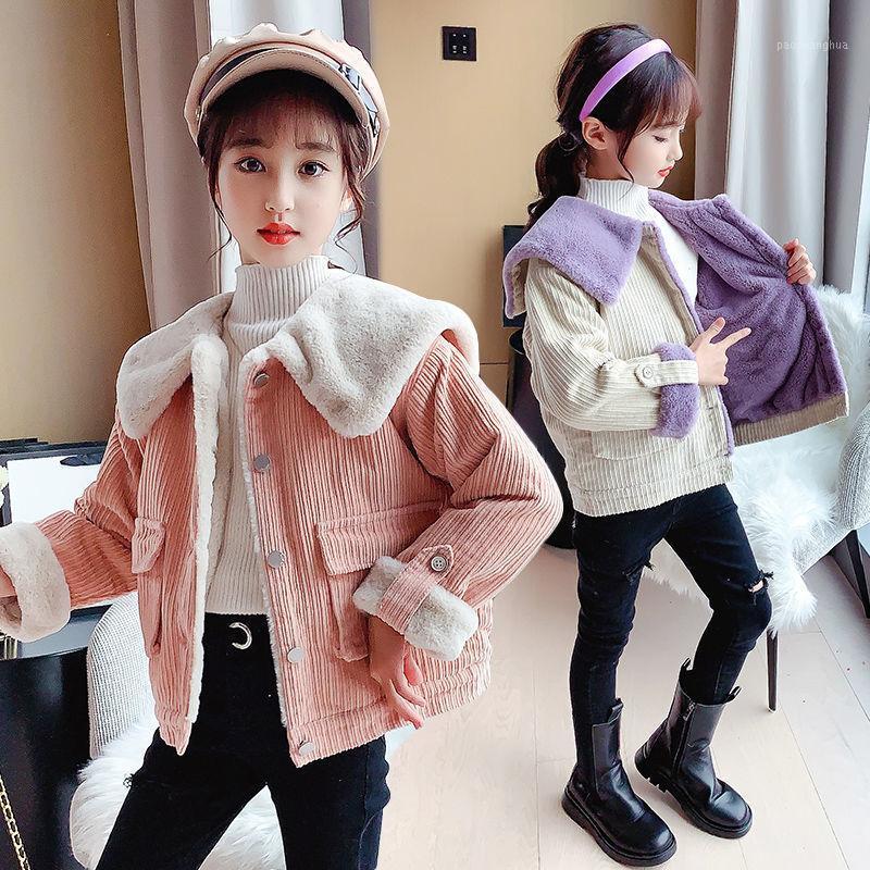 2021 Autumn Winter New Faux Fur Coat For Girls Kids Single Breasted Corduroy Jackets For Girls Thicken Warm Pockets Coats D1061, Beige
2021 Autumn Winter New Faux Fur Coat For Girls Kids Single Breasted Corduroy Jackets For Girls Thicken Warm Pockets Coats D1061, Beige