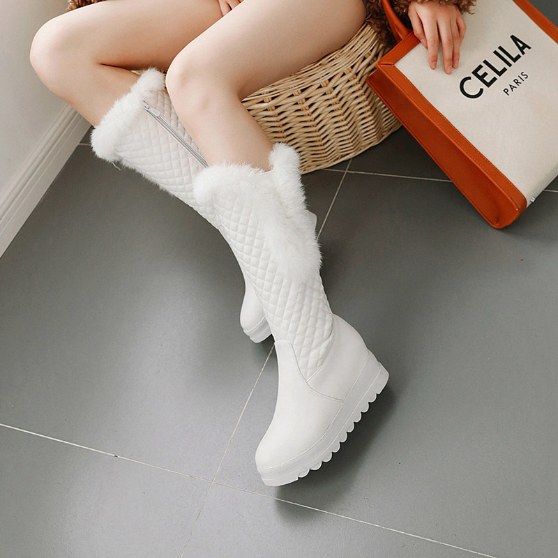 Warm winter, knee-high snow boots heels, zipper women's shoes thigh high boots, mujer 33 40-43 zapatos, Blake
Warm winter, knee-high snow boots heels, zipper women's shoes thigh high boots, mujer 33 40-43 zapatos, Blake