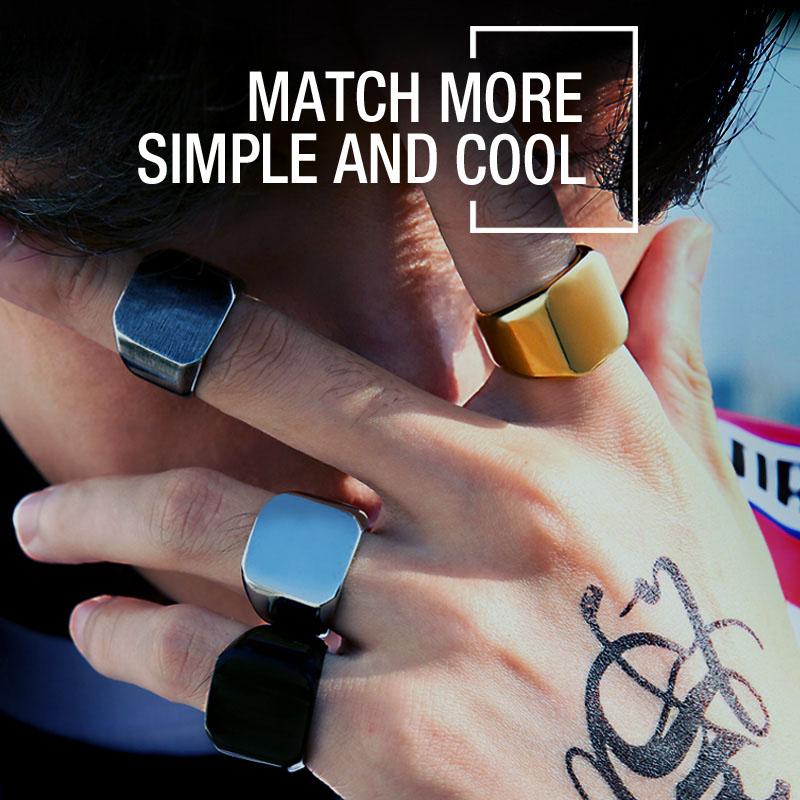Beier new store 316L Stainless Steel ring High Polished Signet Solid black and gold for men fashion wholesale price LR177
Beier new store 316L Stainless Steel ring High Polished Signet Solid black and gold for men fashion wholesale price LR177
