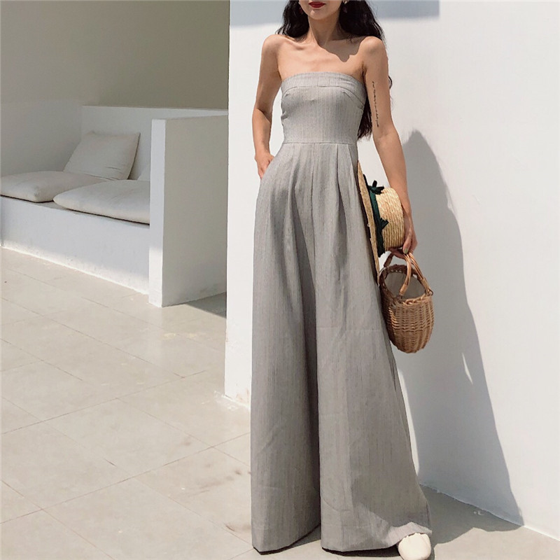 2021 New Fashion Jumpsuits for the Elegant Retro-woman Tall Strapless Sexy Waistband Loose Solid Wide Leg Bodysuit SVAQ, Games
2021 New Fashion Jumpsuits for the Elegant Retro-woman Tall Strapless Sexy Waistband Loose Solid Wide Leg Bodysuit SVAQ, Games