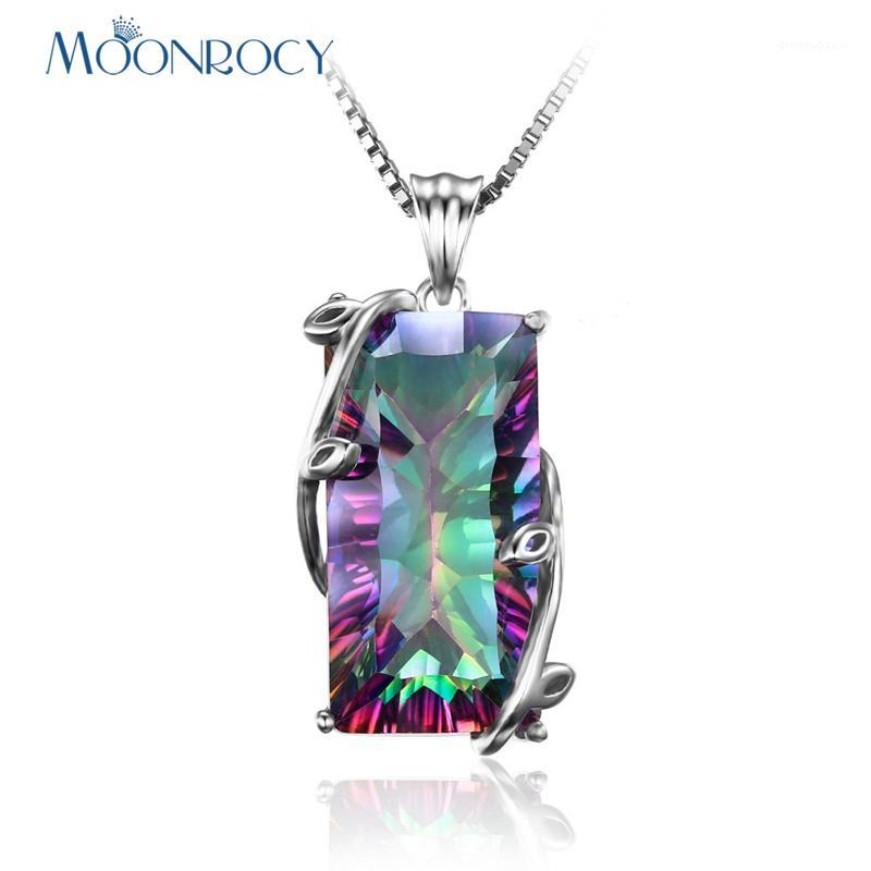 Pendant Necklaces MOONROCY Silver Color Cubic Zirconia Colourful Crystal Necklace Chokers Square Jewelry For Women Girls Gift Drop 1
Pendant Necklaces MOONROCY Silver Color Cubic Zirconia Colourful Crystal Necklace Chokers Square Jewelry For Women Girls Gift Drop 1