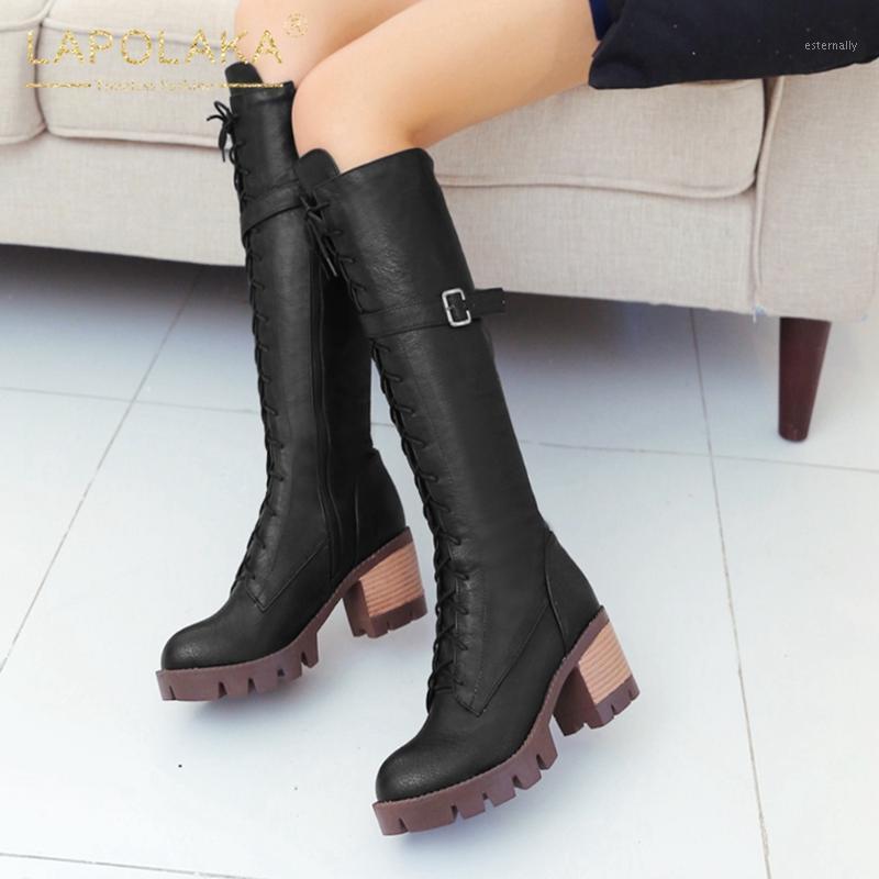 Lapolaka Fashion 2021 High Quality Platform Comfy Boots Woman Shoes non-slip Chunky Heels Zipper Classics Knee High Boot1, Black
Lapolaka Fashion 2021 High Quality Platform Comfy Boots Woman Shoes non-slip Chunky Heels Zipper Classics Knee High Boot1, Black