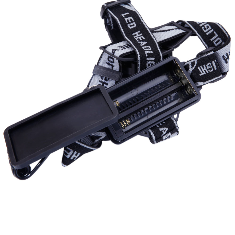 New Type 5-LED 5000LM 3 Modes White Light USB Aluminum Alloy LED Headlamp Black Head lamps