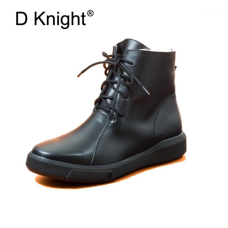 Fashion Round Toe Lace Up Genuine Leather Women Spring Autumn Ankle Boots Ladies Casual Flat Cow Leather Boots New Mother Shoes1, Black 2
Fashion Round Toe Lace Up Genuine Leather Women Spring Autumn Ankle Boots Ladies Casual Flat Cow Leather Boots New Mother Shoes1, Black 2