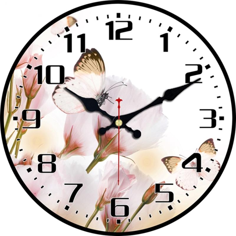 Vintage Clock Tulips With Butterfly Design Silent Living Kitchen Cafe Home Decor Watches Large Art Wall Clocks No Ticking Sound
Vintage Clock Tulips With Butterfly Design Silent Living Kitchen Cafe Home Decor Watches Large Art Wall Clocks No Ticking Sound