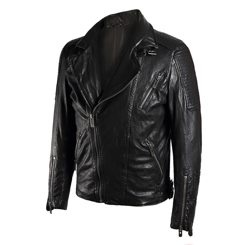 2021 New Real Men's Jacket Biker Spring Genuine Leather Jackets Lambskin J2n6, Black
2021 New Real Men's Jacket Biker Spring Genuine Leather Jackets Lambskin J2n6, Black