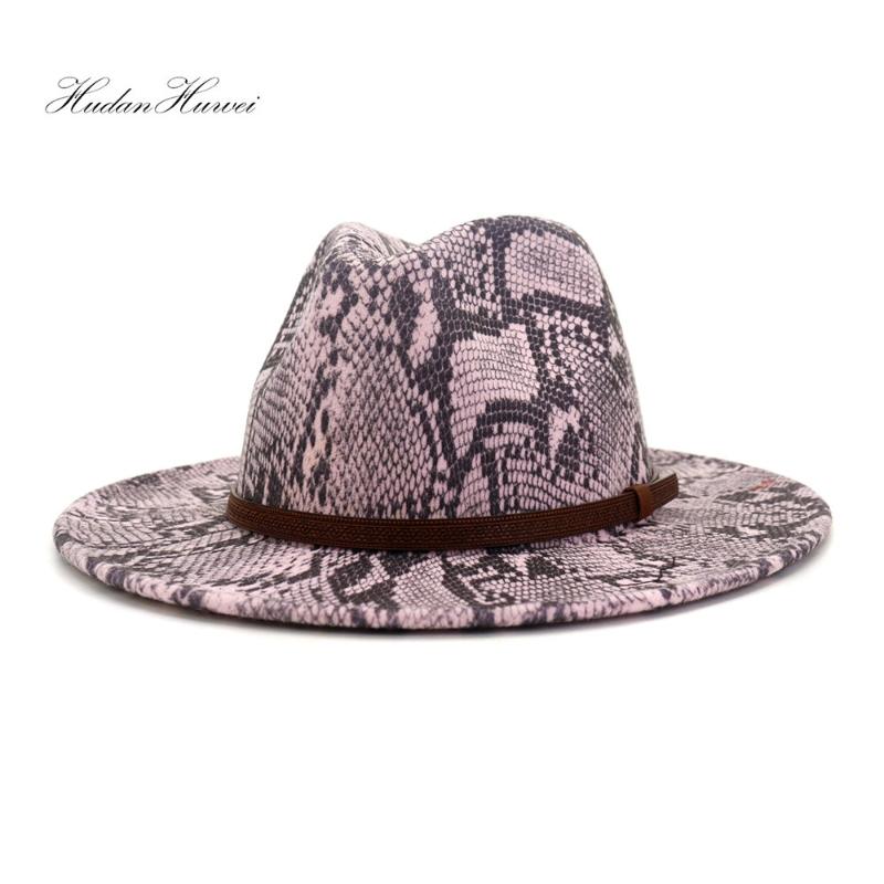 Wide Brim Hats 2021 Design Snakeskin Decorative Pattern Women Men Hat Fashionable Jazz Panama Cowboy And Caps, Green 
Wide Brim Hats 2021 Design Snakeskin Decorative Pattern Women Men Hat Fashionable Jazz Panama Cowboy And Caps, Green